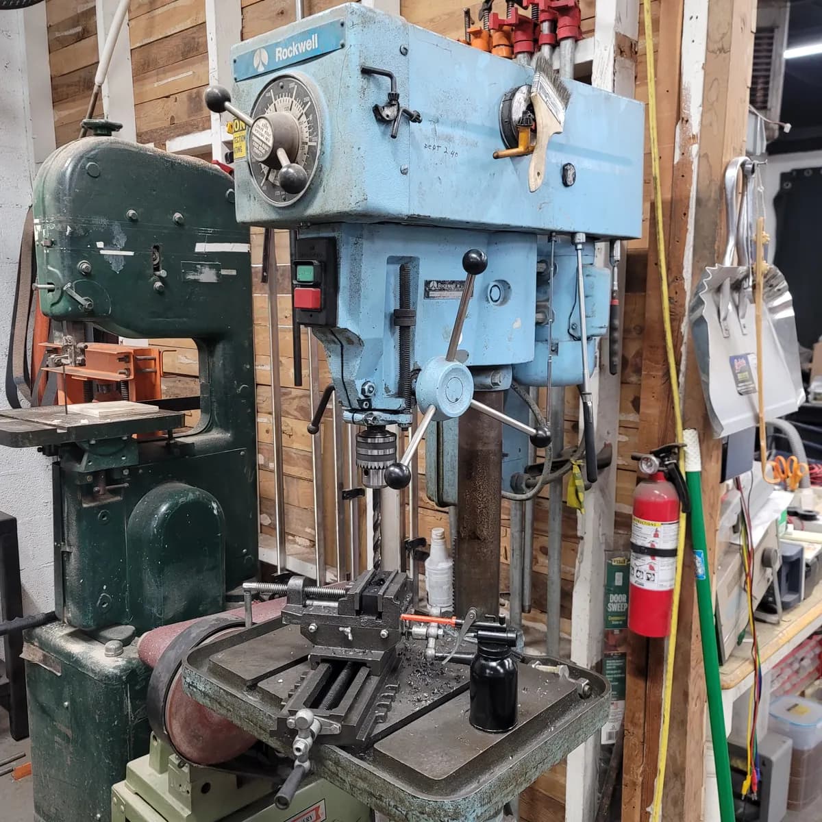 Rockwell Floor Drill Press en Tarrant County Makerspace